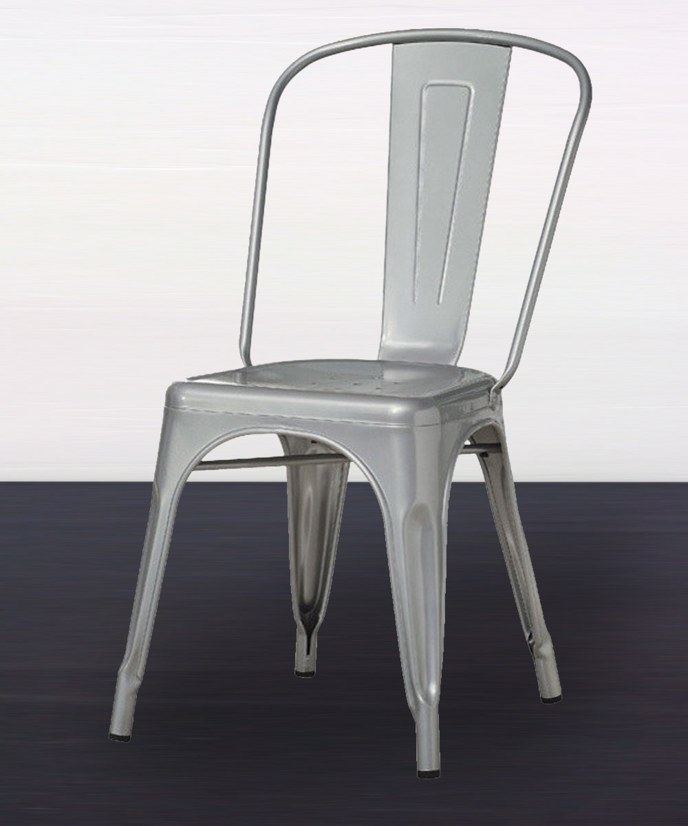 School House Silver Chair